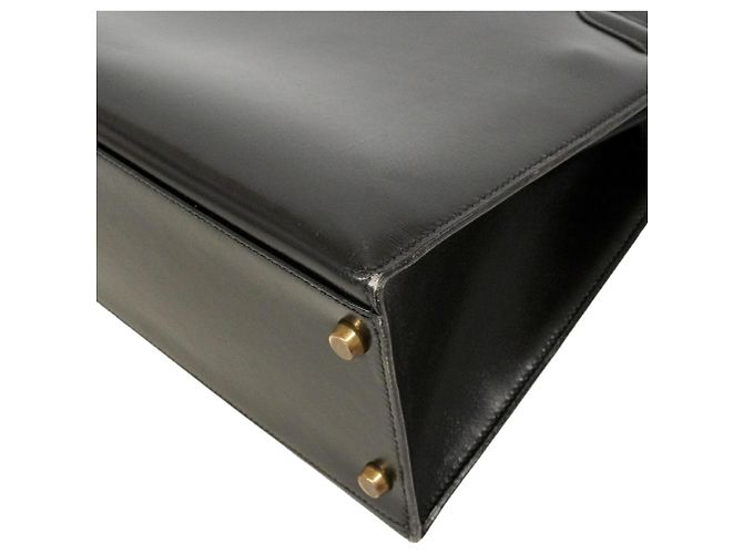 Hermès Borsa Hermes Kelly 32 in pelle Box Calf nera - vista 6
