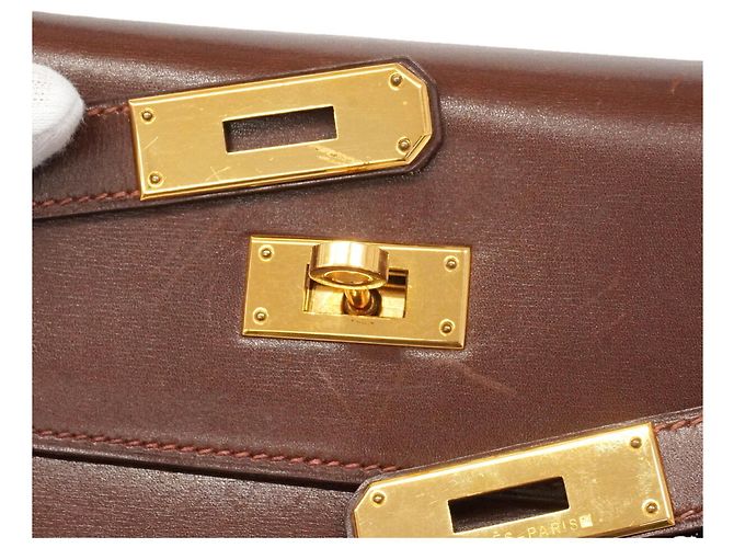 Hermès Bolsa Hermes Kelly 35 em Noisette - vista 10