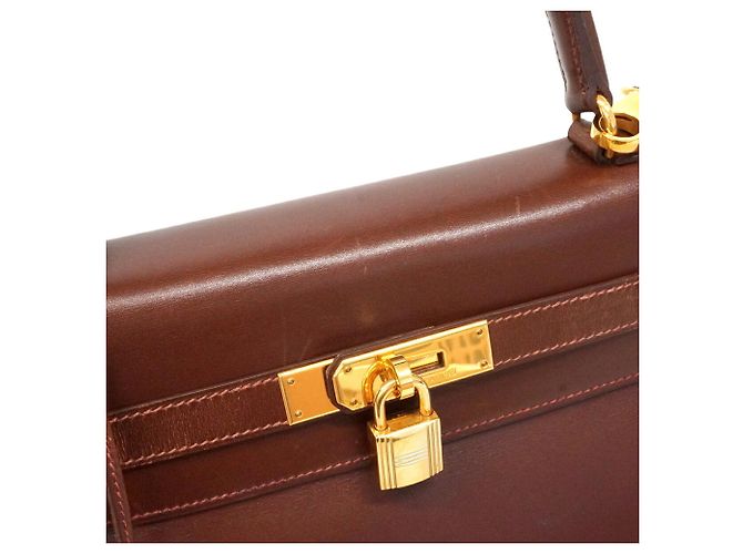 Hermès Bolsa Hermes Kelly 35 em Noisette - vista 11
