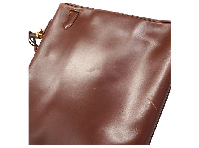 Hermès Bolsa Hermes Kelly 35 em Noisette - vista 12