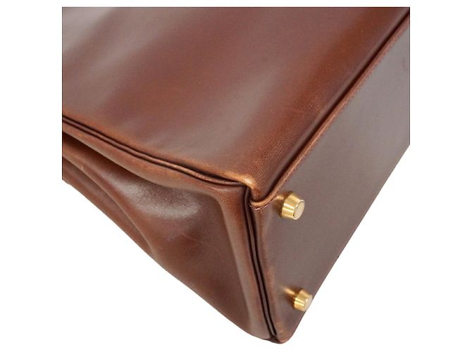 Hermès Bolsa Hermes Kelly 35 em Noisette - vista 13