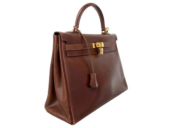 Hermès Bolsa Hermes Kelly 35 em Noisette - vista 2