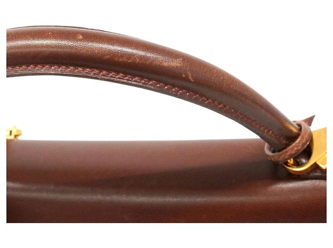 Hermès Bolsa Hermes Kelly 35 em Noisette - vista 8