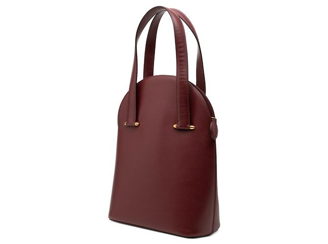 Borsa Cartier Must Line in pelle Bordeaux/Rosso Vino - vista 2