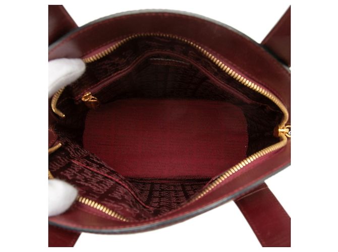 Borsa Cartier Must Line in pelle Bordeaux/Rosso Vino - vista 4