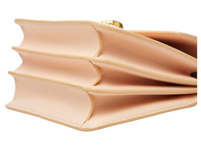 Bulgari Bolsa Bvlgari Serpenti Forever em couro rosa claro - vista 4