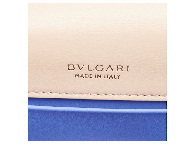 Bulgari Bolsa Bvlgari Serpenti Forever em couro rosa claro - vista 7