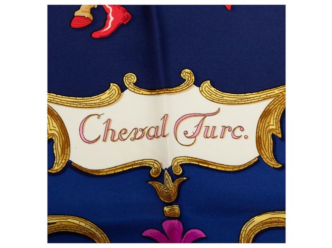 Hermès Foulard Hermes Carre 90 Turkish Horse Cheval Turc - vista 5