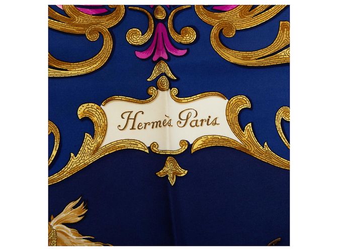 Hermès Foulard Hermes Carre 90 Turkish Horse Cheval Turc - vista 6