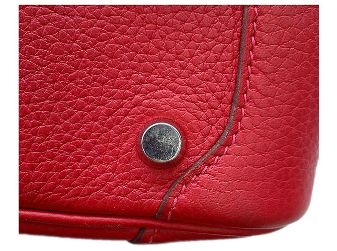 Hermès Bolsa Hermes Omnibus PM em Vermilion - vista 13