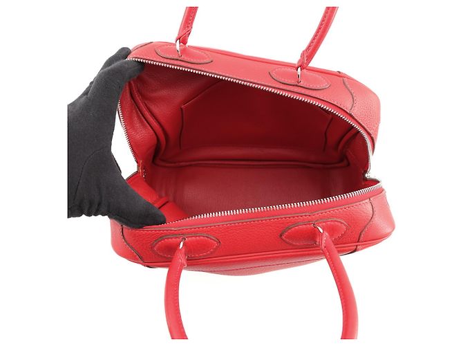 Hermès Bolsa Hermes Omnibus PM em Vermilion - vista 5
