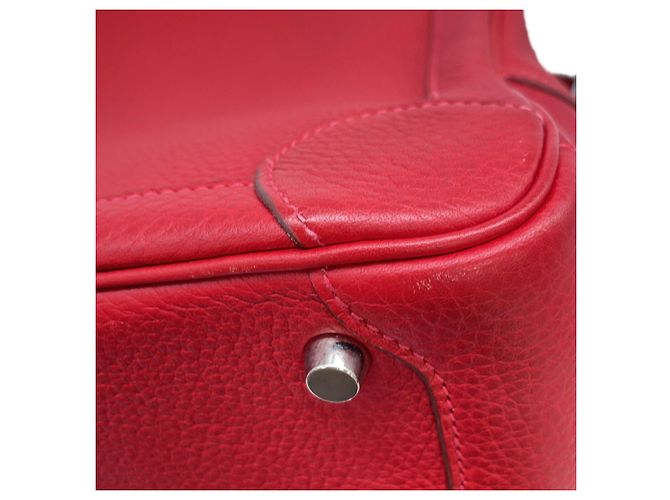 Hermès Bolsa Hermes Omnibus PM em Vermilion - vista 7