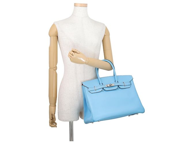 Hermès Hermes Birkin 35 Candy Celeste Handbag - view 4