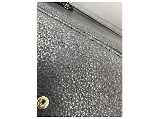 Bolsa tiracolo Coach em denim e couro com patches - vista 8