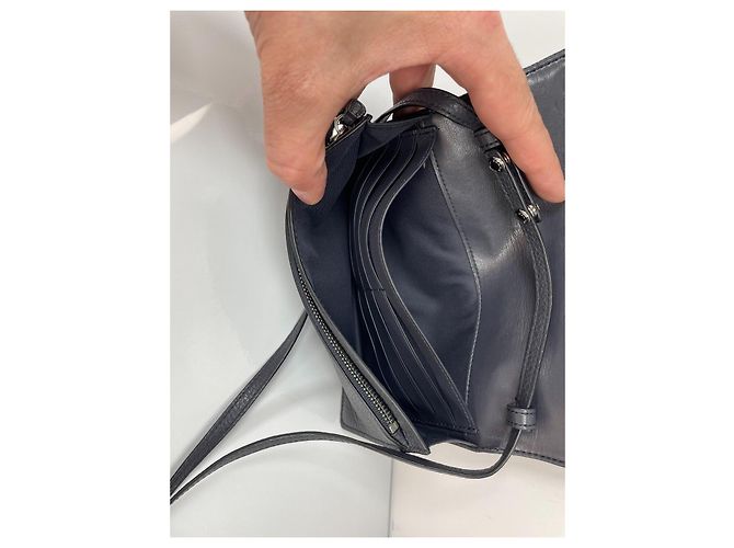Bolsa tiracolo Coach em denim e couro com patches - vista 9