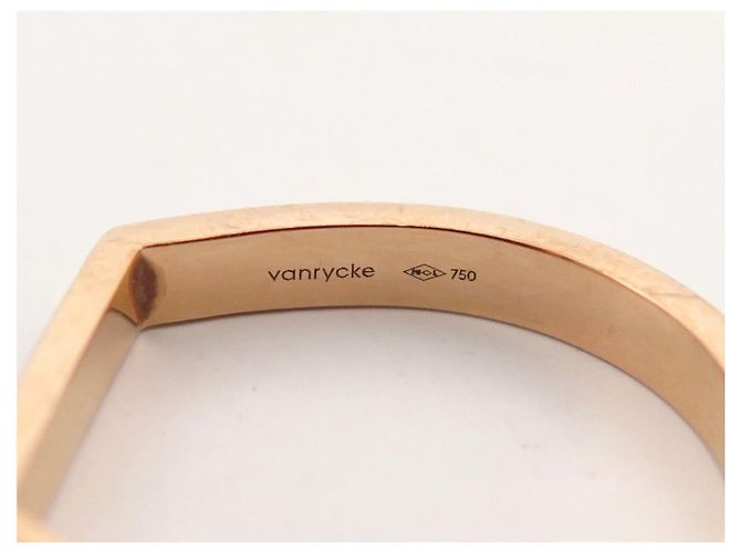 VANRYCKE BONNIE AND CLYDE BB1R101 SIEGELRING T45 18K GOLD DIAMANTEN - Ansicht 10
