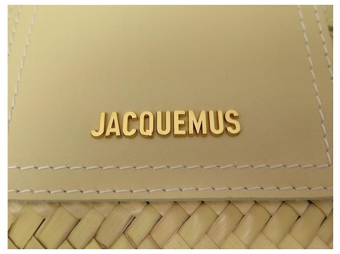 NEU JACQUEMUS LE PETIT PANIER DE PLAGE HANDTASCHE AUS RAFFIA MIT SCHULTERGURT - Ansicht 8