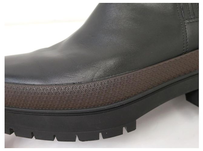 Hermès NUOVE SCARPE STIVALETTI HERMES H202952Z 45 CHELSEA PELLE NERA BOOTS SHOES - vista 12