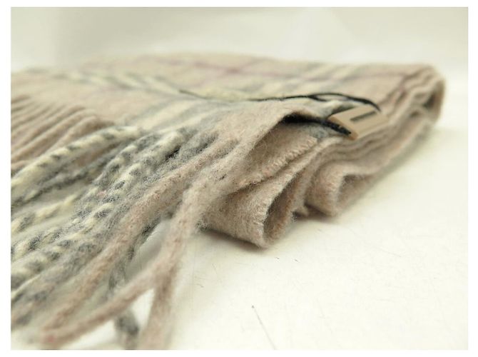 NUEVO BUFANDA BURBERRY CHECK CLÁSICO ESTAMPADO TARTAN CACHMIRE Y LANA SCARF - vista 2