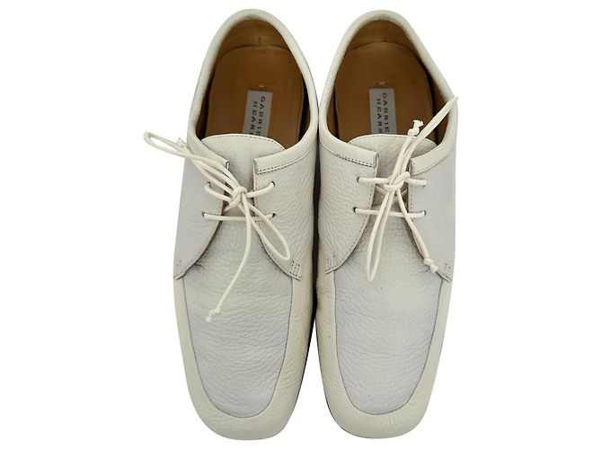 Gabriela Hearst Scarpe Derby Gabriel Hearst in pelle bianca - vista 5