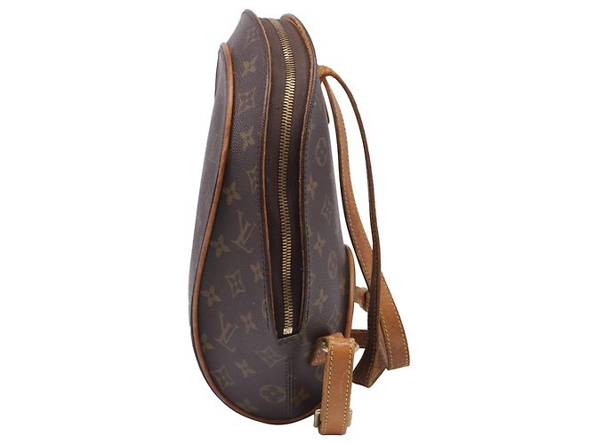 Louis Vuitton Monogram Ellipse Sac à Dos Backpack Bag in Nylon Canvas Brown - vista 3