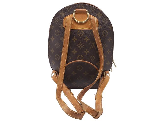 Louis Vuitton Monogram Ellipse Sac à Dos Backpack Bag in Nylon Canvas Brown - vista 4