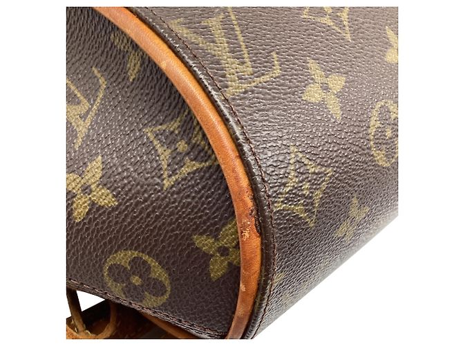 Louis Vuitton Monogram Ellipse Sac à Dos Backpack Bag in Nylon Canvas Brown - vista 9