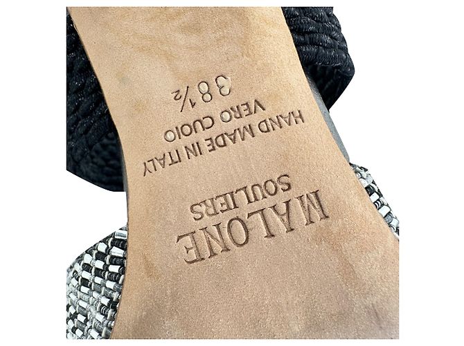Autre Marque Mules Maisie Malone Souliers in cotone grigio - vista 10