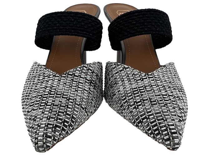 Autre Marque Mules Maisie Malone Souliers in cotone grigio - vista 2
