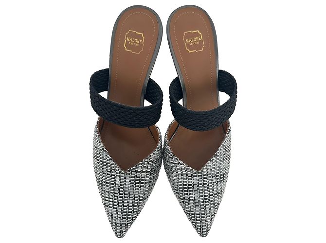 Autre Marque Mules Maisie Malone Souliers in cotone grigio - vista 4