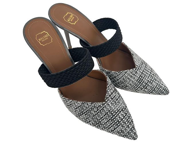 Autre Marque Mules Maisie Malone Souliers in cotone grigio - vista 5