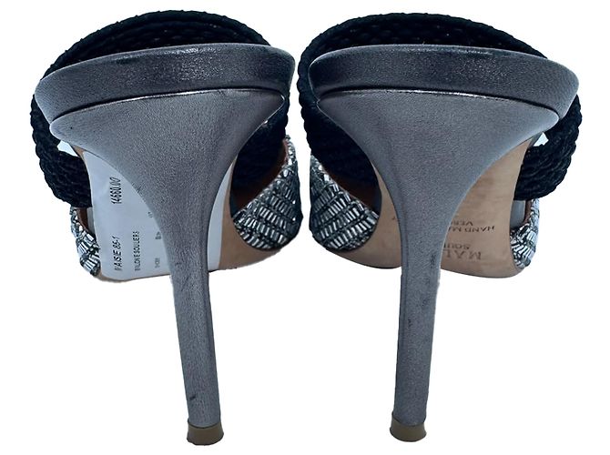 Autre Marque Mules Maisie Malone Souliers in cotone grigio - vista 6