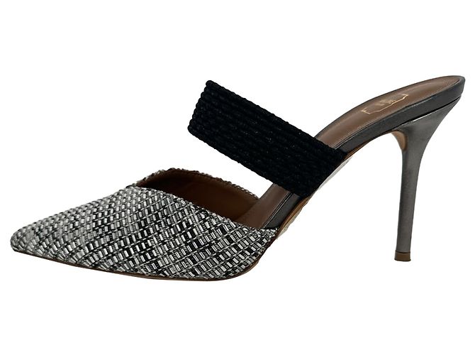 Autre Marque Mules Maisie Malone Souliers in cotone grigio - vista 7