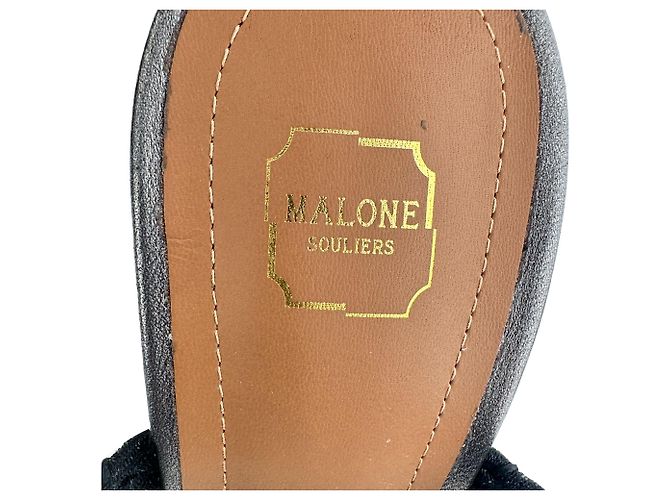 Autre Marque Mules Maisie Malone Souliers in cotone grigio - vista 8