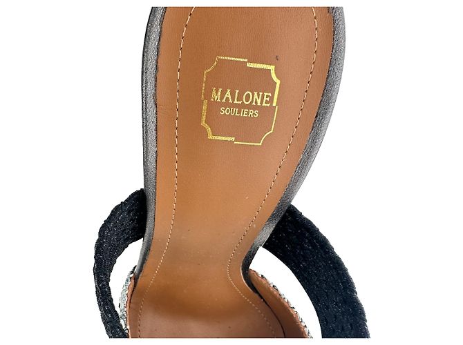 Autre Marque Mules Maisie Malone Souliers in cotone grigio - vista 9