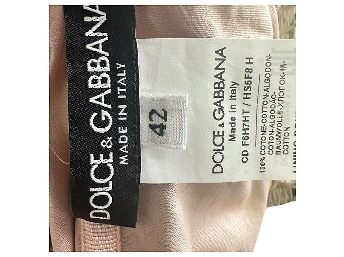 Dolce & Gabbana Abito maxi in popeline con stampa floreale Dolce and Gabbana in cotone multicolore - vista 8