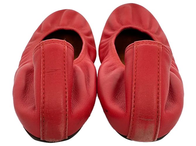 Ballerine Lanvin in pelle rossa - vista 6