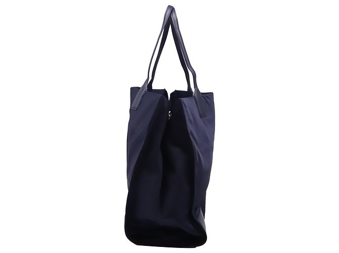 Borsa Tote Tory Burch Ella in poliestere blu navy - vista 3
