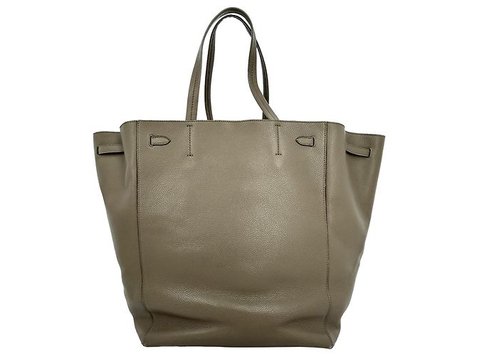 Céline Celine Cabas Phantom Tote Bag in Grey Leather - view 7