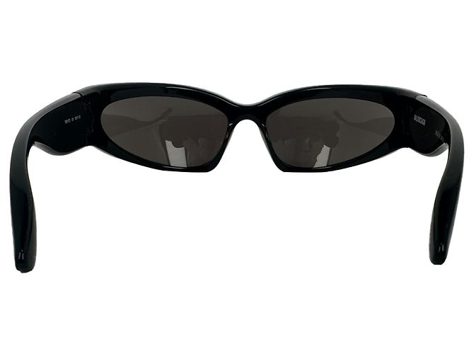 Everyday Gafas de sol Balenciaga Swift Oval (BB0157S) en acetato negro - vista 6