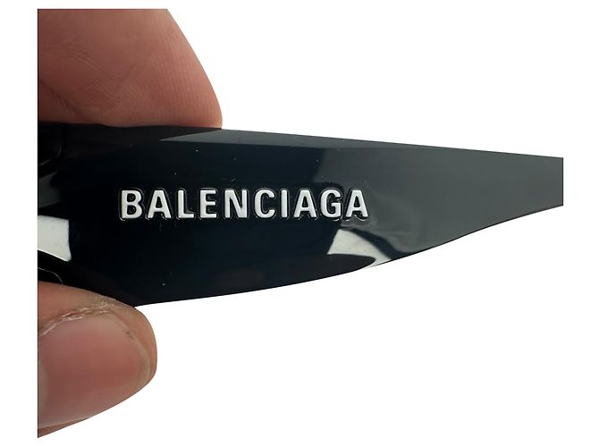 Everyday Gafas de sol Balenciaga Swift Oval (BB0157S) en acetato negro - vista 8