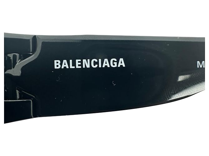Everyday Gafas de sol Balenciaga Swift Oval (BB0157S) en acetato negro - vista 9