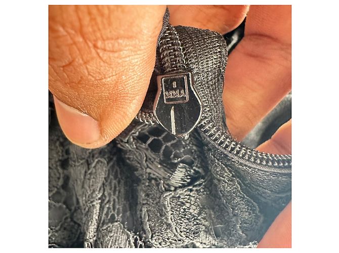 Mono asimétrico de viscosa negra con estampado de encaje Emilio Pucci - vista 7