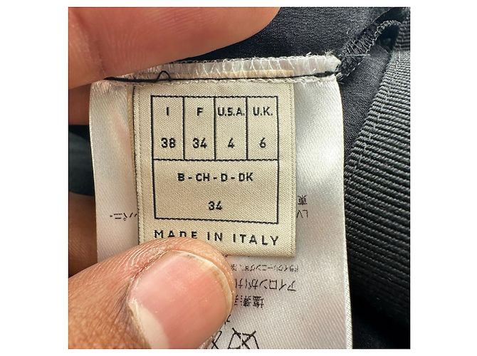 Mono asimétrico de viscosa negra con estampado de encaje Emilio Pucci - vista 8