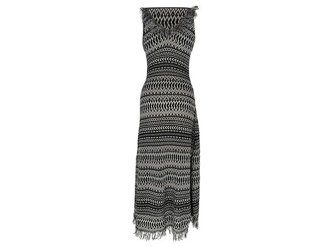 Abito Maxi in maglia Lurex Loewe in cotone multicolore - vista 3