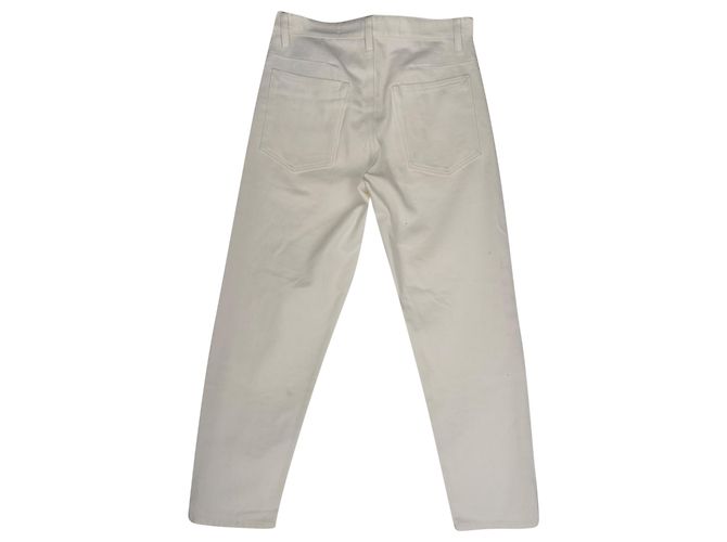 Vaqueros de denim Jil Sander en algodón blanco - vista 2