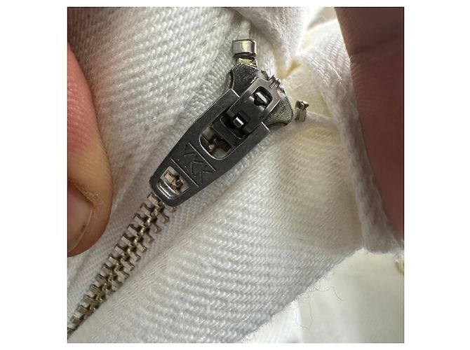 Vaqueros de denim Jil Sander en algodón blanco - vista 4