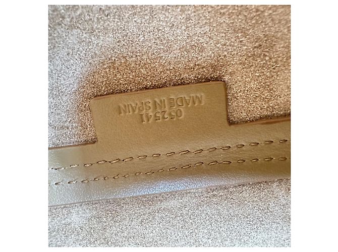Borsa tote Loewe Medium Puzzle Fold Horizontal in pelle marrone - vista 5