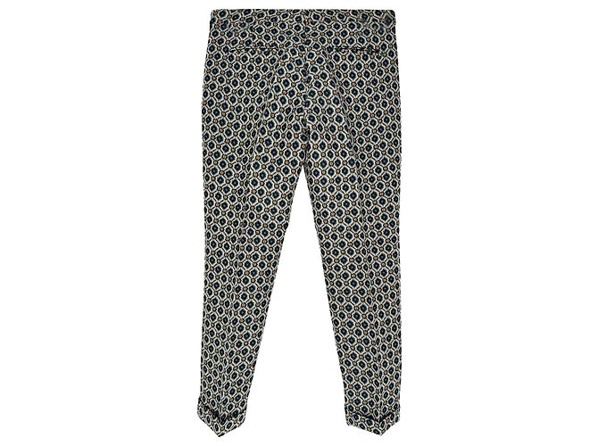 Etro Freizeithose mit abstraktem Print aus multicoloured Polyester - Ansicht 2