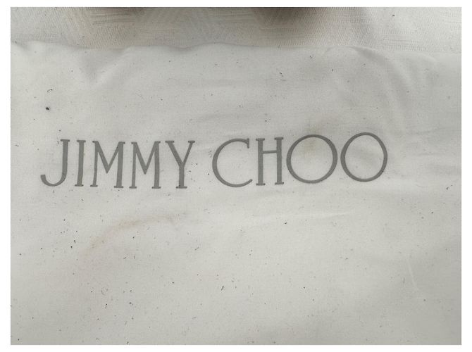 Stivali alti stringati Jimmy Choo Desiree 100 in camoscio nero - vista 10